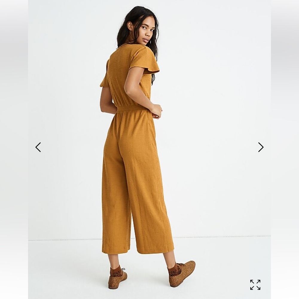 Wide-Leg Wrap Jumpsuit